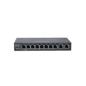 Ruijie Reyee RG-EG210G-P, 10-Port Gigabit Cloud Managed Router, up to 8 POE/POE+ ports front