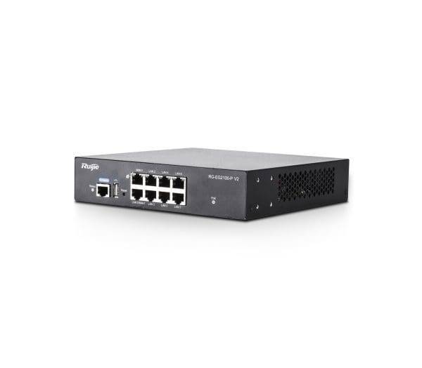 Ruijie RG-EG2100-PV2, All-in-one Enterprise level PoE Gateway, up to 7x POE/POE+ ports