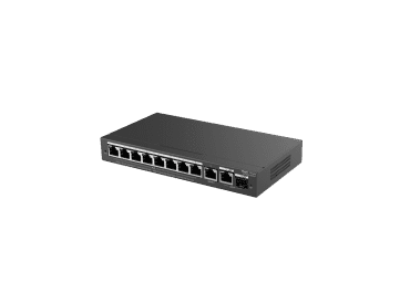 RG-ES210GS-P, 10-Port Gigabit Smart Cloud Managed PoE Switch