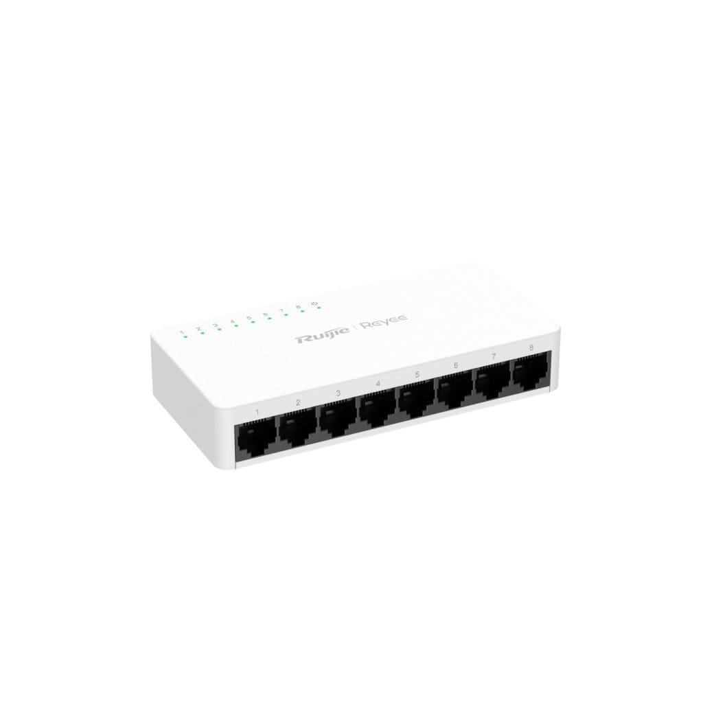 RG-ES08G-L, 8-Port 10/100/1000 Mbps Unmanaged Non-PoE Switch