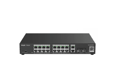 RG-ES220GS-P, 20-Port Gigabit, 16 PoE+ Ports, 2 SFP Ports, Smart Cloud Managed PoE Switch